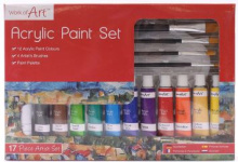 (image for) TALLON ACRYLIC PAINT SET - 17S