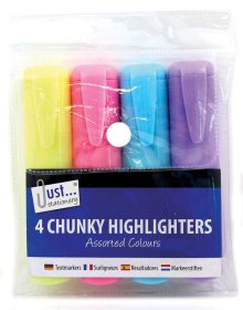 (image for) TALLON PASTEL HIGHLIGHTERS ASSORTED - 4S