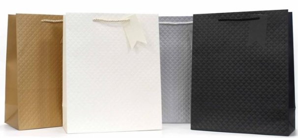 (image for) TALLON GIFT BAG FOIL EMBOSED - MEDIUM