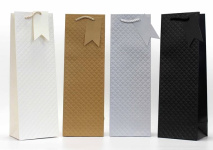 (image for) TALLON GIFT BAG EMBOSED FOIL ASSORTED - BOTTLE