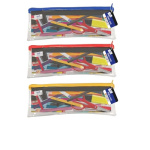 (image for) TALLON CLEAR EXAM PENCIL CASE - 13""
