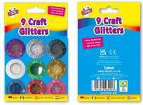 (image for) TALLON CRAFT GLITTER POTS METALLIC COLOURS - 9S