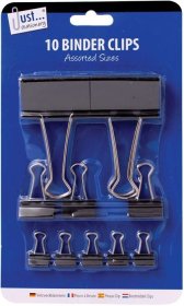 (image for) TALLON BINDER CLIPS ASSORTED SIZES - 10S
