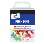 (image for) TALLON PUSH PINS ASSORTED - 50S