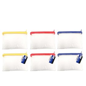 (image for) TALLON CLEAR EXAM PENCIL CASE - 8""