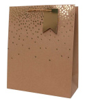 (image for) TALLON GIFT BAG KRAFT FOIL CONFETTI - LARGE