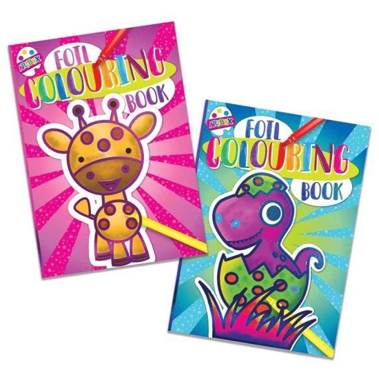 (image for) TALLON FOIL COLOURING BOOK - A4