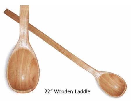 (image for) T/STAR WOODEN LADDLE SPOON