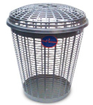 (image for) LAUNDRY BASKET WITH LID ASST