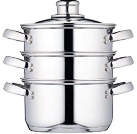 (image for) T/STAR 3 TIER STEAMER S/STEEL