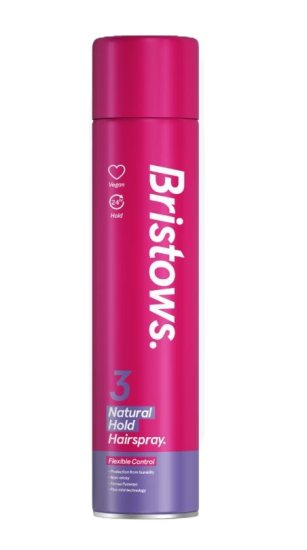 (image for) BRISTOWS HAIR SPRAY NATURAL HOLD - 400ML