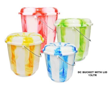 (image for) T/STAR PLASTIC BUCKET+LID D/CL