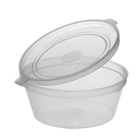 (image for) MAJ PLASTIC SAUCE CUP HINGED