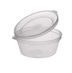 (image for) MAJ PLASTIC SAUCE CUP HINGED