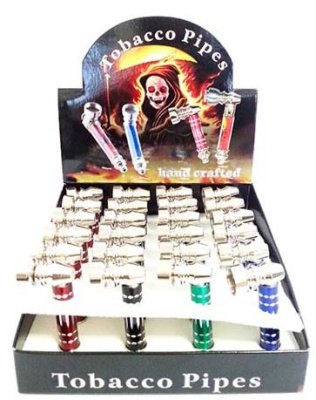 (image for) SMOKE PIPE METAL ASST COL