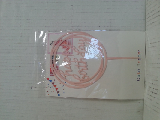 (image for) JL CAKE TOPPER ASST