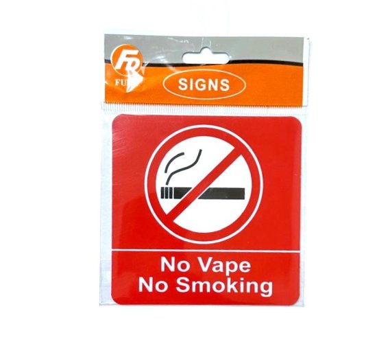 (image for) JL SIGN NO VAPE/NO SMOKING