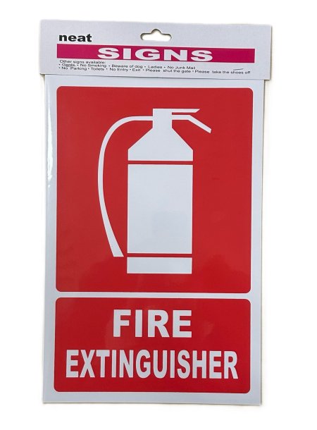 (image for) JL SIGN FIRE EXTINGUISHER
