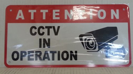 (image for) JL SIGN CCTV IN OPERATION