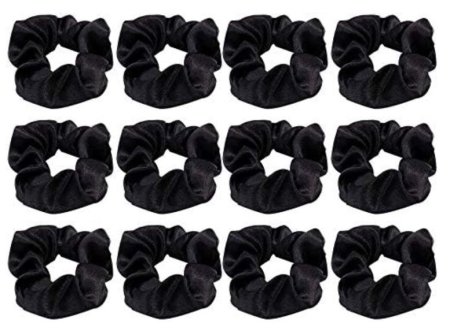 (image for) JL HAIRBAND SCRUNCHIES BLACK
