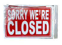 (image for) JL SIGN WE'RE OPEN/CLOSED