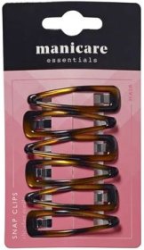(image for) MANICARE TORTOISE SHELL SNAP CLIPS - 6S