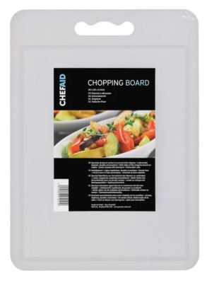 (image for) CHEF AID WHITE CHOPPING BOARD - 35X24