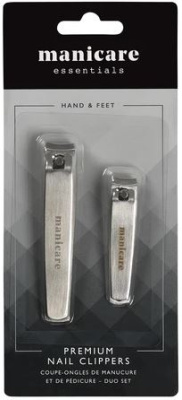 (image for) MANICARE PREMIUM NAIL CLIPPERS DUO PACK - STD