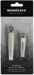 (image for) MANICARE PREMIUM NAIL CLIPPERS DUO PACK - STD
