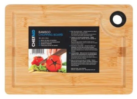 (image for) CHEF AID BAMBOO CHOPPING BOARD -28X20