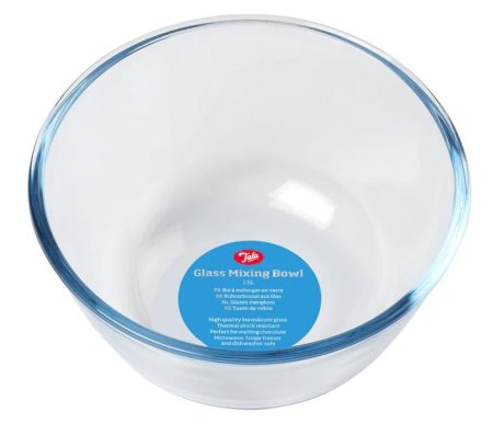 (image for) TALA BOROSILICATE GLASS MIXING BOWL - 1.6L