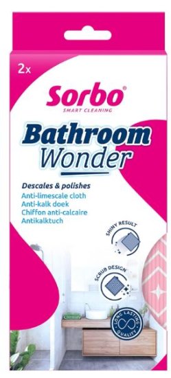 (image for) SORBO BATHROOM CLEANER SACHETS - 2PK