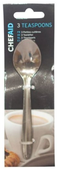 (image for) CHEF AID TEASPOONS - 3S