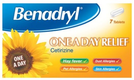 (image for) BENADRYL ONE A DAY RELIEF 10MG - 7S