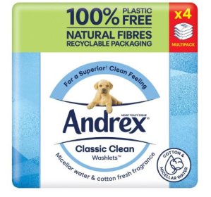(image for) ANDREX WASHLETS CLASSIC CLEAN