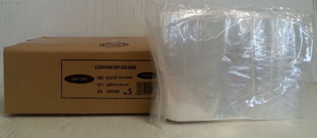 (image for) MP POLY GRIP SEAL BAG 4.5X4.5"