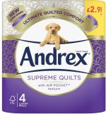 (image for) ANDREX T/ROLL SUP QUILT PM2.99