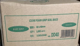 (image for) MP POLY GRIP LOCK BAG 40x40MM