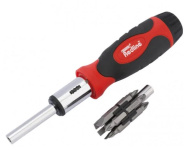 (image for) DRAPER REDLINE RATCHET SCREWDRIVER AND BIT SET -14S