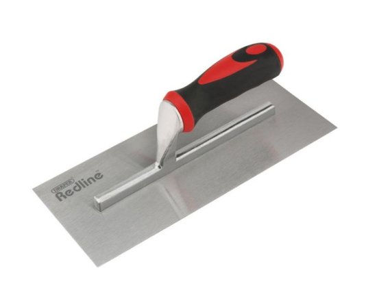 (image for) DRAPER REDLINE SOFT GRIP PLASTERING TROWEL - 280MM