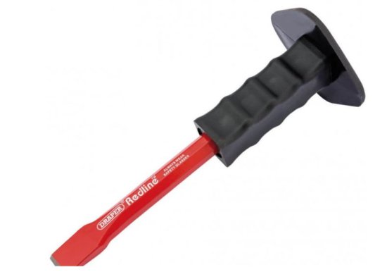(image for) DRAPER REDLINE COLD CHISEL WITH HAND GUARD - 250MM