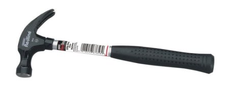 (image for) DRAPER REDLINE CLAW HAMMER WITH STEEL SHAFT 8OZ - 225G