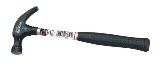 (image for) DRAPER REDLINE CLAW HAMMER WITH STEEL SHAFT 8OZ - 225G