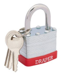 (image for) DRAPER REDLINE LAMINATED PADLOCK-40MM