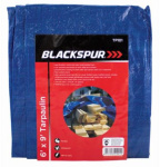 (image for) BLACKSPUR TARPAULIN BLUE-6'X9'