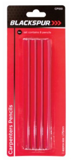 (image for) BLACKSPUR CARPENTERS PENCILS - 8S
