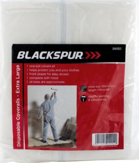 (image for) BLACKSPUR DISPOSABLE COVERALLS EXTRA LARGE