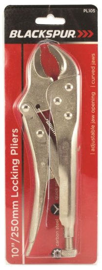 (image for) BLACKSPUR LOCKING PLIERS-10""