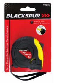 (image for) BLACKSPUR TAPE MEASURE-3M