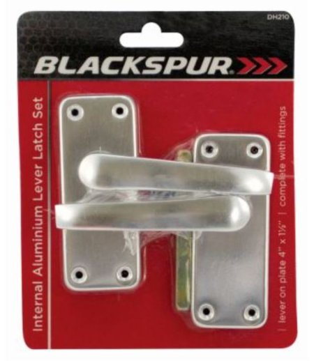 (image for) BLACKSPUR LEVER LATCH ALUMINIUM SET -4\"\"1.5